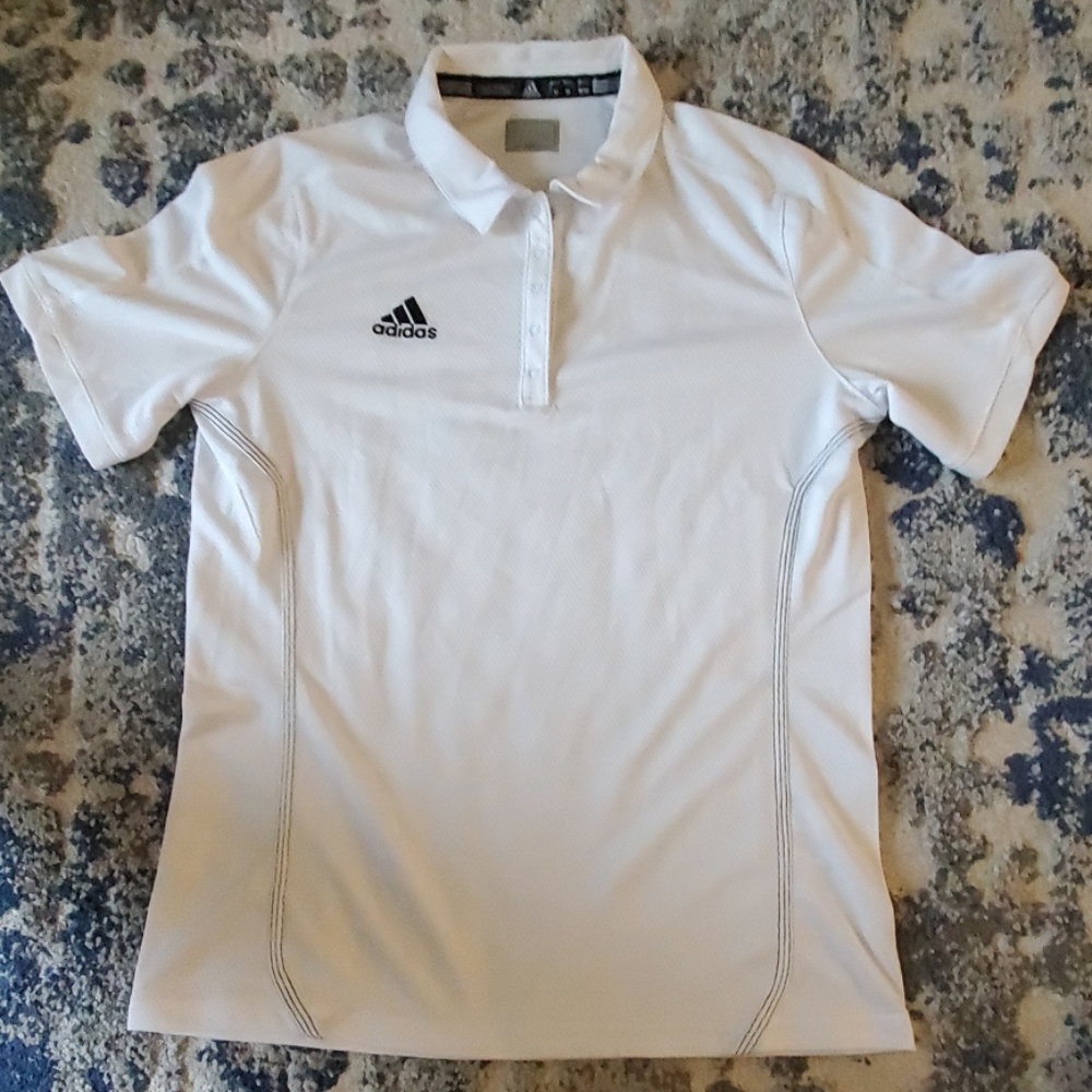 Adidas white top